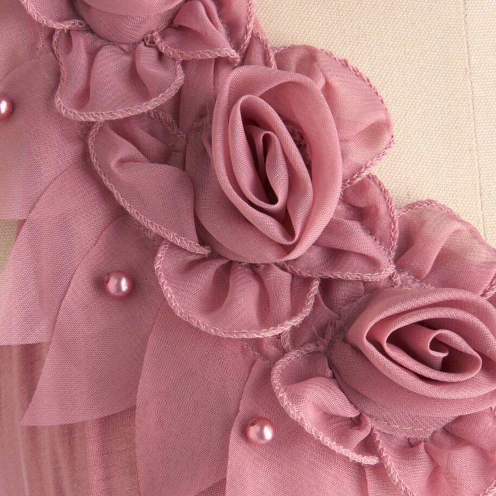 One Shoulder Soft Dusty Pink Dress ModCloth Excl - Picture 7 of 7